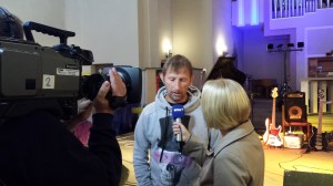 Heinz Ratz beim WDR-Interview