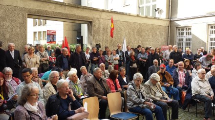 Die Gedenkveranstaltung zum Antikriegstag in Dortmund war gut besucht; Fotos: C. - D. Stille
