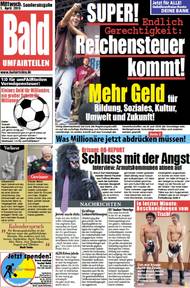 Ausgabe der "Bald"; Grafik: Bündnis UMfairTEILEN