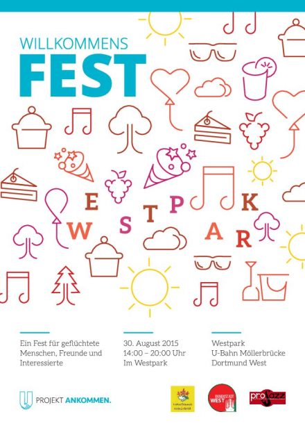 Flyer zum Fest; via Projekt Ankommen e.V.