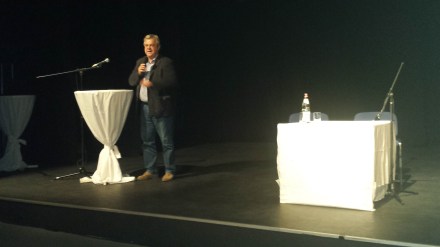 AWO-Unterbezirksvorsitzender Andreas Gora während seiner Ansprache.