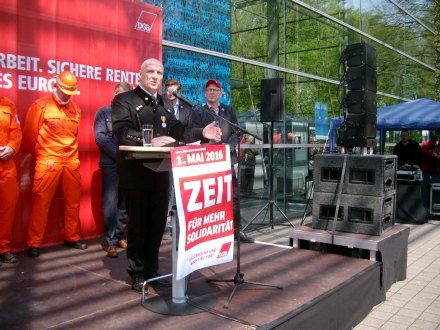 Gesamtbetriebsratsvorsitzender der RAG Deutsche Steinkohle, Norbert Maus.